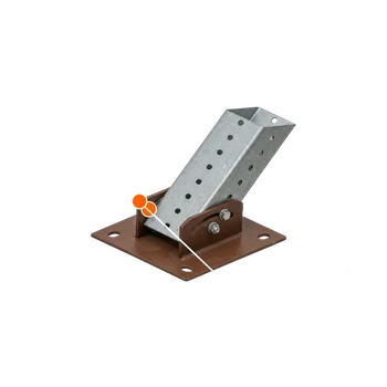 Опора поворотная под Т-профиль с основанием 250x250 (комплект)