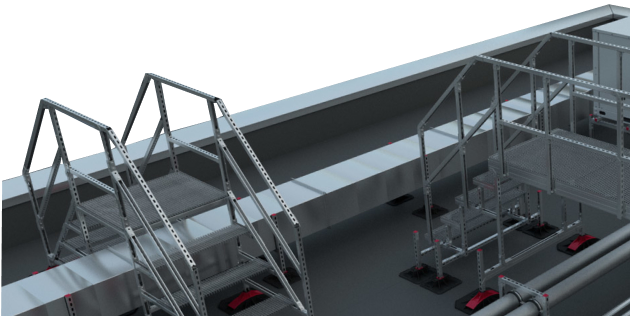 Промышленный фальшпол